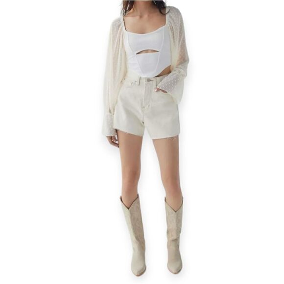 Urban outfitters Mirabel puff sleeve blouse, large - Picture 1 of 11